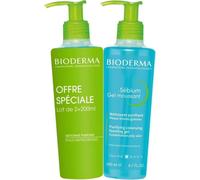 Bioderma Sébium Gel moussant nettoyant purifiant 2 x 200 ml