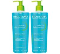 BIODERMA Sébium Gel Moussant Purifiant Gel(S) 2x500 ml