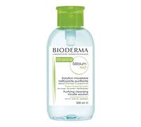 Bioderma Sébium H2O Eau Micellaire Démaquillante Nettoyante Peaux Mixtes À Grasses Pompe 500ml