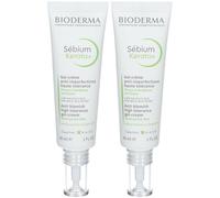 BIODERMA Sébium Kerato+ Gel-crème anti-imperfections haute tolerance Crème 2x30 ml