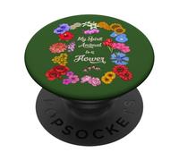 Biodiversité Florale - Mon Esprit Animal Fleur PopSockets PopGrip Adhésif