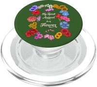 Biodiversité Florale - Mon Esprit Animal Fleur PopSockets PopGrip pour MagSafe