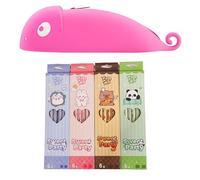 BioDome Guardian Ensemble de rangement pour lézard Habitat Vault + 4 porte-crayons Biome (Panda Bambou/Penguin Ice/Rabbit Meadow/Otter Creek) | Technologie Eco-Link avec certificat de défenseur des