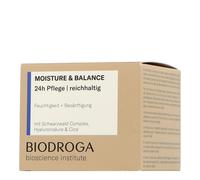 Biodroga Moisture & Balance Cr me Visage Riche 24h 50 ml - Cr me Hydratante Soin Visage Raffermissant Soin Jour Soin Nuit