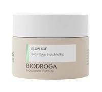 Biodroga Bioscience Institute Slow Age Soin Riche 24h 50 ml - Anti-âge Humidité Réduit les rides et ridules, donne de l'énergie - Avec complexe Forêt Noire pour peaux vitales