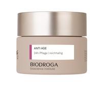 Biodroga Crème de jour anti-âge 24h riche 50 ml - Crème de jour raffermissante anti-rides Vegan Bioscience Institut