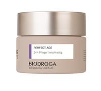Biodroga Soin raffermissant anti-âge 24h soin riche 50 ml - Crème hydratante anti-rides Skincare Vegan Perfect Age Bioscience Institut