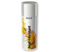 Biodur Peinture en spray pour radiateur - 400 ml - Argenté brillant - Pour radiateur - Protection contre la corrosion - Résistant à la chaleur jusqu'à 400 °C - Protection contre la rouille et les