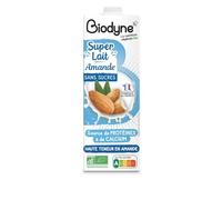 BIODYNE - Lait Végétal d’Amande Sans Sucres, Texture Douce et Naturelle (Brique 1L) - Le Lot De 3
