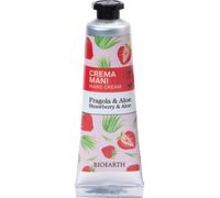 bioearth Crème pour les Mains "Family" - Édition Spéciale - Strawberry & Aloe