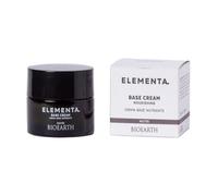 BIOEARTH Elementa Crema Nutritiva Base 50 ml pour tous types de peau, avec format pratique, peau douce et soignée