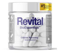 BioEssentials Revital - Complément alimentaire multicomposant - Complexe NAD+ 600 mg + CoQ10 - Énergie et vitalité au quotidien - Shilajit + ALA + quercétine + oméga-3 - 90 gélules végétales