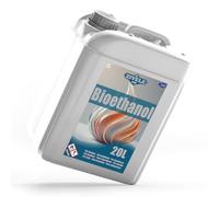 Bioéthanol 96,6 % 20 l | Alcool bio 96,6 % 20 l | Bioéthanol pour cheminée, cheminée de table, cheminée au bioéthanol | Sans odeur | Combustion propre, sans fumée, flamme vive et stable
