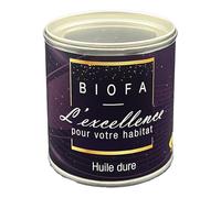 Biofa - Huile dure 375ml - Protection des bois en intérieur (meubles, sols, boiseries, ...) - Résiste très bien dans le temps