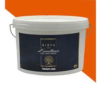 Biofa - Peinture écologique pour intérieur Murs & plafonds, finition Mate - Sans solvants, faible en COV, sans odeurs - Très résistante - Multisupport - Application facile (Orange, 4 Litres)
