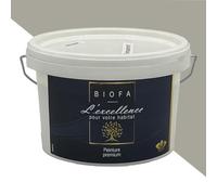 Biofa - Peinture écologique pour intérieur Murs & plafonds, finition Premium - Sans solvants, faible en COV, sans odeurs - Très résistante - Multisupport - Application facile (Zinc, 1 Litre)