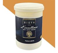 Biofa - Peinture écologique pour intérieur Murs & plafonds, finition Satinée - Sans solvants, faible en COV, sans odeurs - Très résistante - Multisupport - Application facile (Epice, 1 Litre)