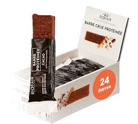 BIOFAIR NUTRITION - Barre Protéinée Bio - Saveur Chocolat - 24 Barres de 33 Gr - Saine, 100% Naturelle et Fabriquée en France