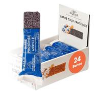 BIOFAIR NUTRITION - Barre Protéinée Bio - Saveur Myrtille - 24 Barres de 33 Gr - Saine, 100% Naturelle et Fabriquée en France