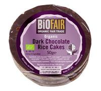 Biofair Organique Commerce Équitable Chocolat Noir Gâteaux De Riz 50G (Paquet de 6)