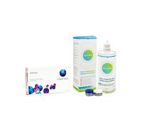 Biofinity CooperVision (3 lentilles) + Solunate Multi-Purpose 400 ml avec étui