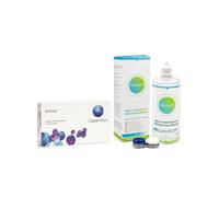 Biofinity CooperVision (6 lentilles) + Solunate Multi-Purpose 400 ml avec étui