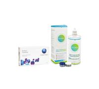 Biofinity Multifocal CooperVision (3 lentilles) + Solunate Multi-Purpose 400 ml avec étui