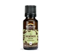 BIOFLORAL - 14 Heather, Bruyère BIO - Communication - Fleur de Bach Authentique - 470 Granules - Sans Alcool