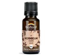 BIOFLORAL - 17 Hornbeam, Charme BIO - Fleur de Bach Authentique - 470 Granules - Volonté - Sans Alcool