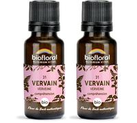 BIOFLORAL - 31 Vervain, Verveine BIO - Compréhension - Fleur de Bach Authentique - 470 Granules - Sans Alcool (Lot de 2)