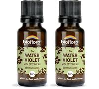 BIOFLORAL - 34 Water Violet, Violette d'eau BIO - Communication - Fleur de Bach Authentique - 470 Granules - Sans Alcool (Lot de 2)