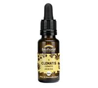 BIOFLORAL - 09 Clematis, Clématite BIO DEMETER - Joie de Vivre - Fleur de Bach Authentique - Compte-gouttes 20 ML