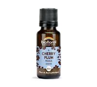 Biofloral Fleur de Bach Cherry Plum 470 Granules | Aide à se recentrer et à retrouver sérénité et clarté d'esprit. Format sans alcool, bio.