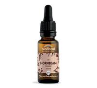 Biofloral Fleur de Bach Hornbeam Charme Bio 20 ml | Aide à retrouver l'entrain et la motivation face à la lassitude. Certifiée Demeter et Bio. Sans alcool.