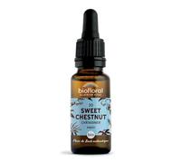 BIOFLORAL - 30 Sweet Chestnut, Châtaignier BIO DEMETER - Espoir - Fleur de Bach Authentique - Compte-gouttes 20 ML