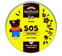 BIOFLORAL-Gommes bio SOS secours goût pomme pour enfants Biofloral kids - 45 g