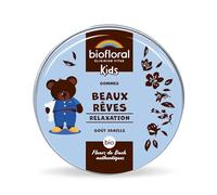 Biofloral Kids Beaux Rêves Bio Gommes 45 g | Complexe de 6 Fleurs de Bach pour apaiser les enfants au coucher. Sans alcool, dès 3 ans.