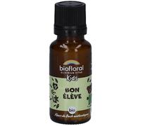 BIOFLORAL KIDS - Bon Élève - BIO - 470 Granules - Concentration - Fleurs de Bach Authentiques - Sans Alcool