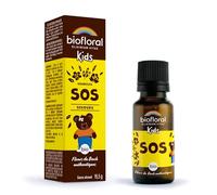 BIOFLORAL KIDS - SOS Secours BIO - 470 Granules - Soutien émotionnel - Fleurs de Bach Authentiques - Sans Alcool