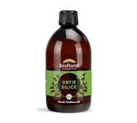BIOFLORAL - Ortie-Silice - Buvable - Organique Et Naturelle - Articulation Et Vitalité - Soin De La Peau - Certifiée DEMETER & Bio - Fabrication Française - 500 ml