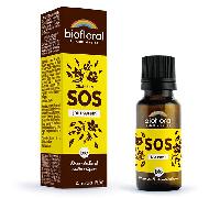 BIOFLORAL - SOS Secours Jour Serein BIO - Soutien émotionnel - Fleurs de Bach Authentiques - 470 Granules -Sans Alcool
