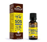 BIOFLORAL Pastilles granulés SOS Nuit Paisible – Fleurs de Bach, Sans alcool – 19 g