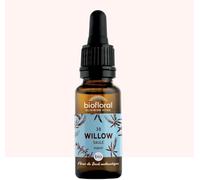 Biofloral Willow 38 Fleur de Bach Elixir Floral du docteur Bach Saule en Compte-Gouttes Courage et Espoir 20 ml