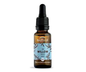 Biofloral Willow 38 Fleur de Bach Elixir Floral du docteur Bach Saule en Compte-Gouttes Courage et Espoir 20 ml