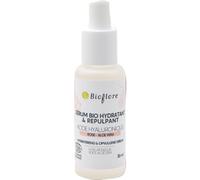 Bioflore Sérum Bio Hydratant Repulpant Rose De Damas Sans Eau Ajoutée 2% Acide Hyaluronique 30ml