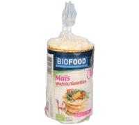 Biofood Galettes Fines de Maïs aux Graines Lin Bio Snack 150 g