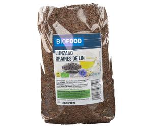 BIOFOOD Graines de lin BIO Graine(S) De Lin 1 kg
