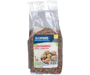 Biofood Mélange de Graines Lin Pépins Canneberges 250 g