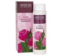 Biofresh Cosmetics Regina Roses Shampooing extra équilibré, nourrissant, adoucissant et extrêmement doux enrichi en huile de rose bulgare 100 % pure 250 ml
