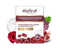 Biofresh cosmetics Via Natural crème de jour hyaluron - filler à l'huile de grenade et de rose,resvératrol,anti-âge,day cream 50ml